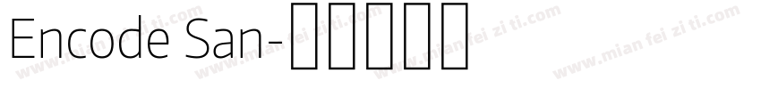 Encode San字体转换